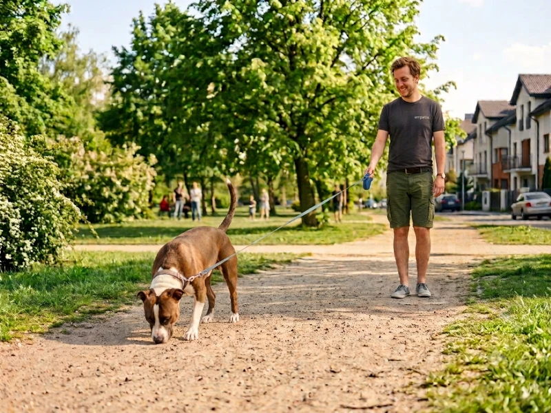 Wyprowadzanie psa na spacer